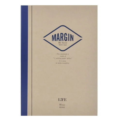 LIFE Margin Notebook – B5, Ruled