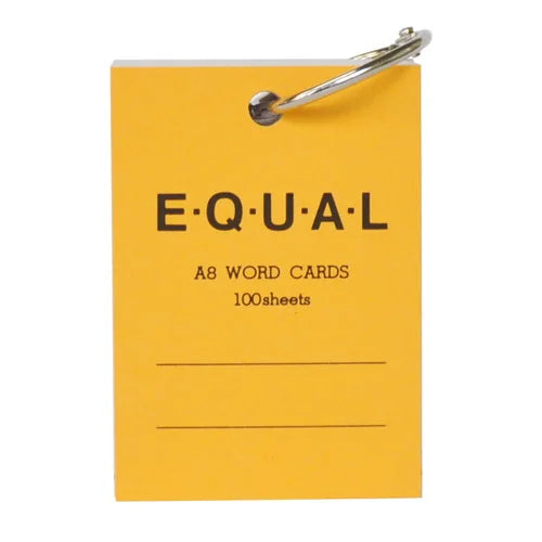 LIFE Equal Word Cards – A8, Yellow