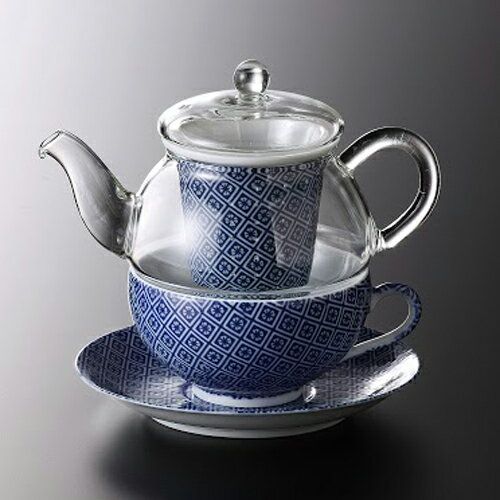 [TFO-003]Aritayaki porcelain tea strainer, glass, heat-resistant pot