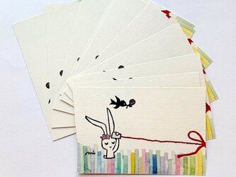 Set of 10 postcards for New Year&