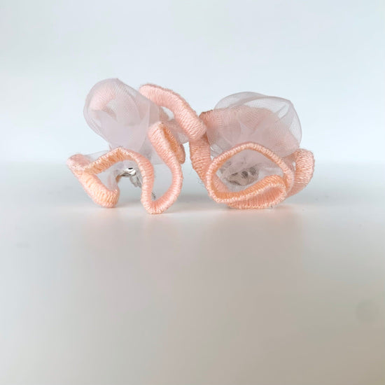 Pierced / Earrings Organza (Pink)