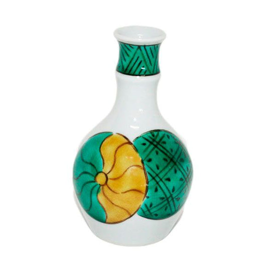 [Eisyou] (Lu) Blue handled roundel-shaped sake cup