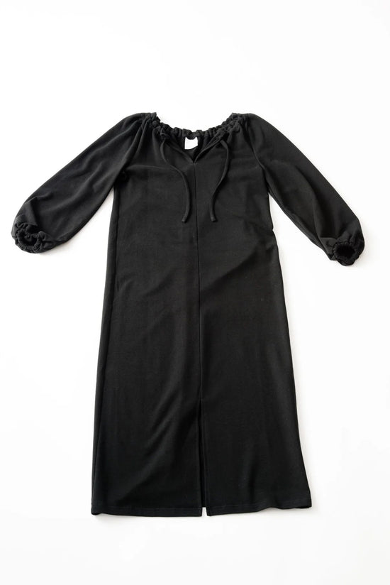 Long Sweat Dress (Black)