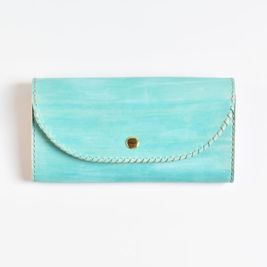 Sky Blue No.104 (trifold long wallet)