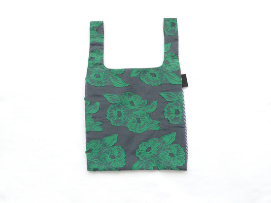 TWINS Bag <S> [Green Flower × Blue Stripe]