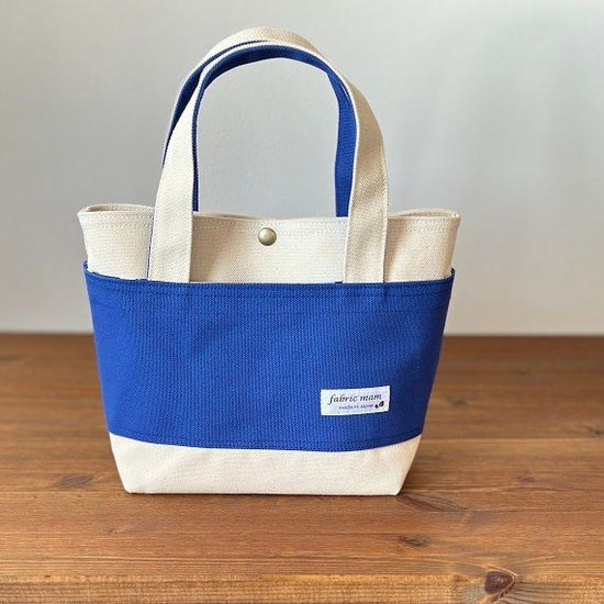 <New Products>Solid Canvas Mini Tote *Royal Blue