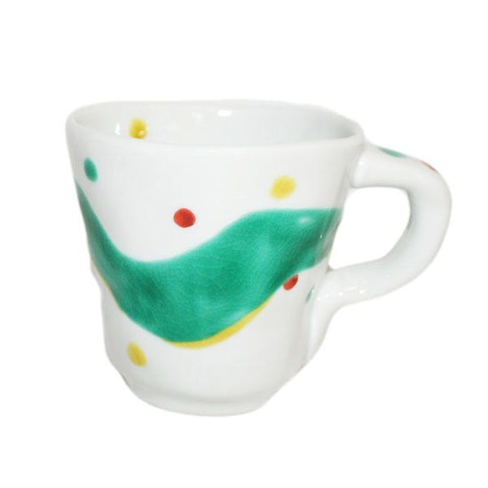 [Eisyou] Mug with hand-rolled polka-dot yoroke pattern
