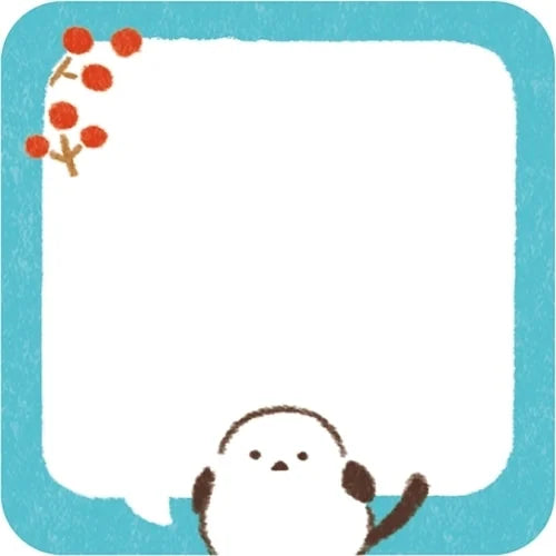 Furukawa Shiko Message Sticky Notes – Speech Bubble White Bird