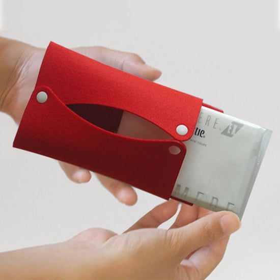 Pocket tissue case (red)