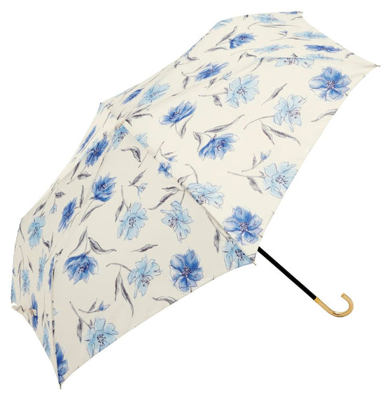 Folding Umbrella Aqua-Line Flower Mini