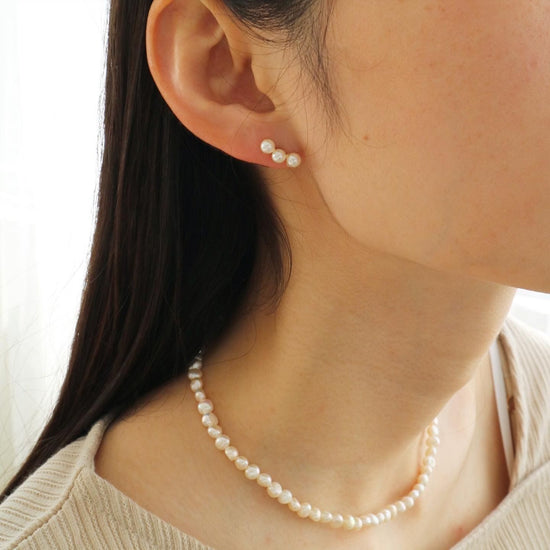 Silver925 Pearl Pierce P013