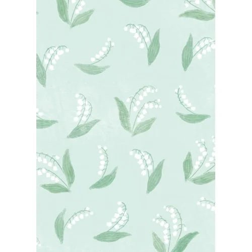 Furukawa Shiko Mino Washi Book Cover – Lily of the Valley