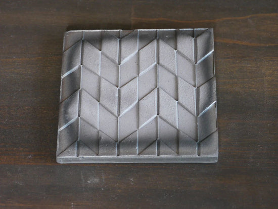 Tile Coaster / Square, Arrow Pattern