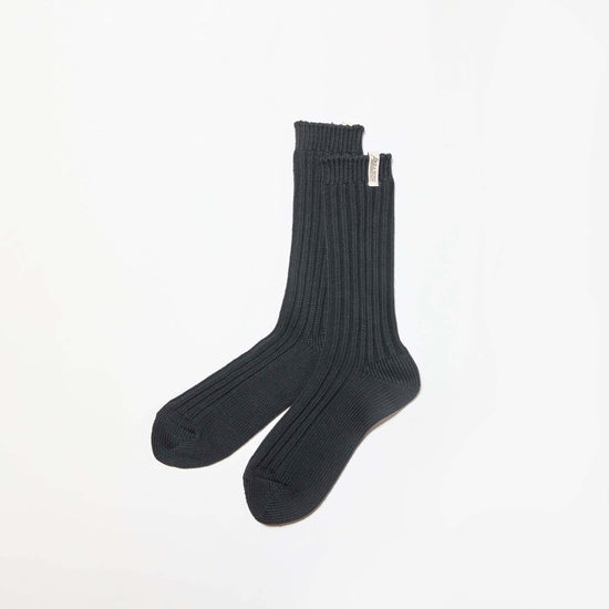 Low Gauge Socks "Valencia" M (25-27cm) - Black