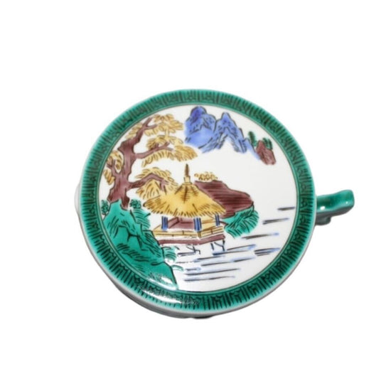 [Eisyou] Sumi pond with a tower and landscapes design