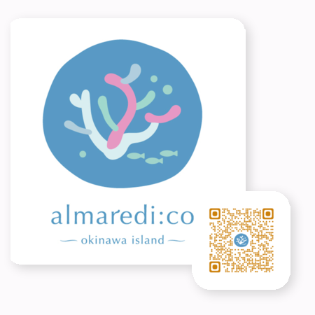 almaredi:co brand logo "coral" sticker "coral sea