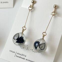 Clip-on earrings of Blackberry Kowloon Ball