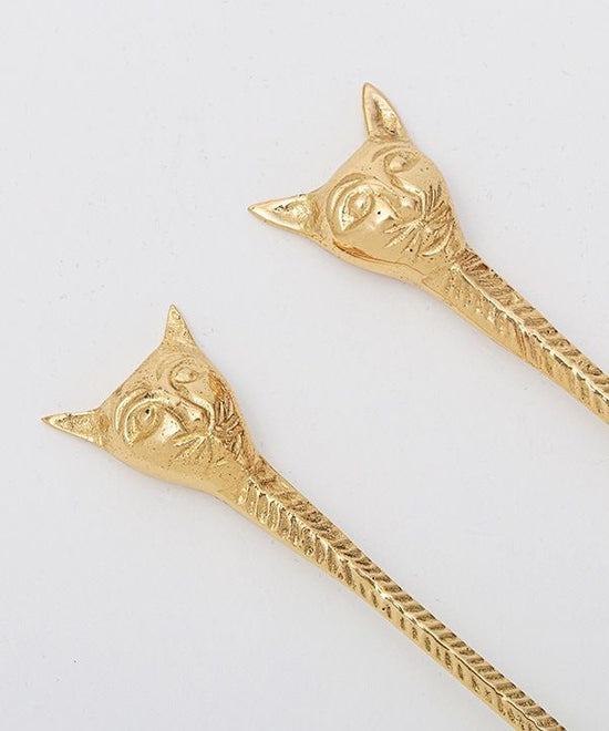 Brass Cat Spoon M36-2557S