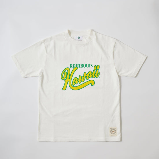 FELCO S/S HI CREW TEE - RAINBOWS HAWAII PRINT