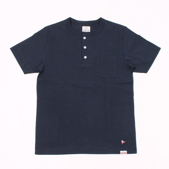 FELCO × HEALTHKNIT S/S HENLEY NECK POCKET-T U.S.COTTON OPEN END JERSEY - 5 Colors - FELC-312