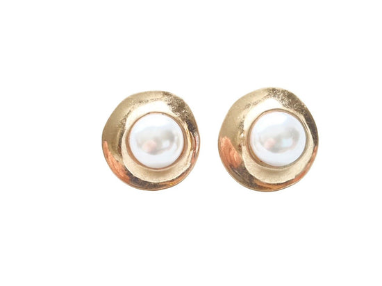 Horo Earring <Gold Pearl>