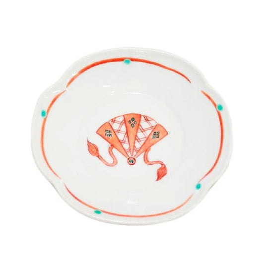 [Eisyou] Fan design on a three-quarter-size plate