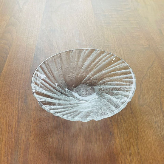 [Kohei Kishimoto] Glass flat bowl