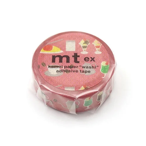 mt Masking Tape ex – Retro Café, 15mm×7m
