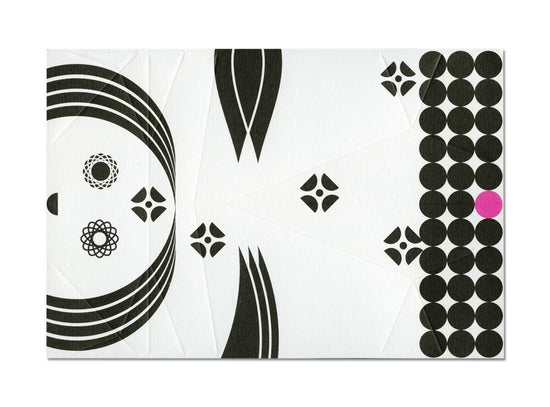Postcard ori-hagaki geometric