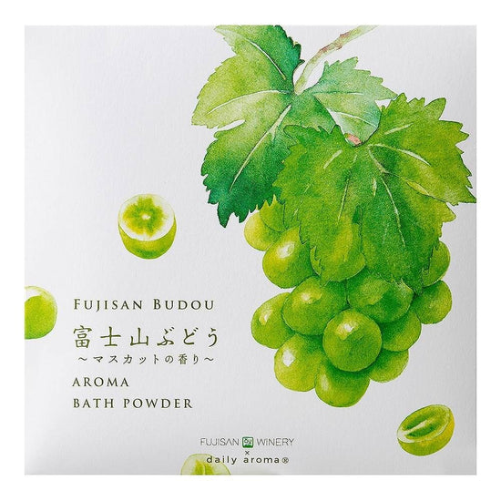 [Seasonal Limited Edition] Mt. Fuji Grape Aromatic Bath Powder 40g [Muscat][Bath Additive]