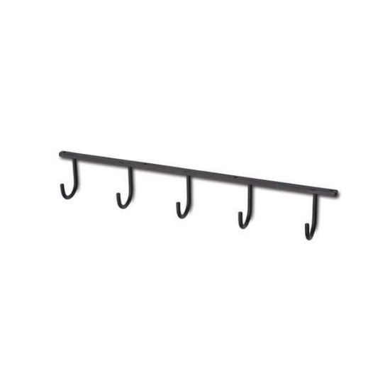 63145 [POSH MADE] Iron Hanging Hook 5strands Black