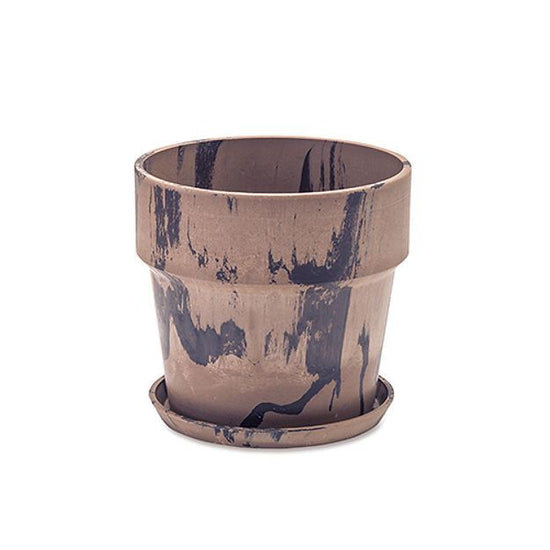 81106 [PLUS THE GREEN] Urban plant pot, cinnamon/charcoal