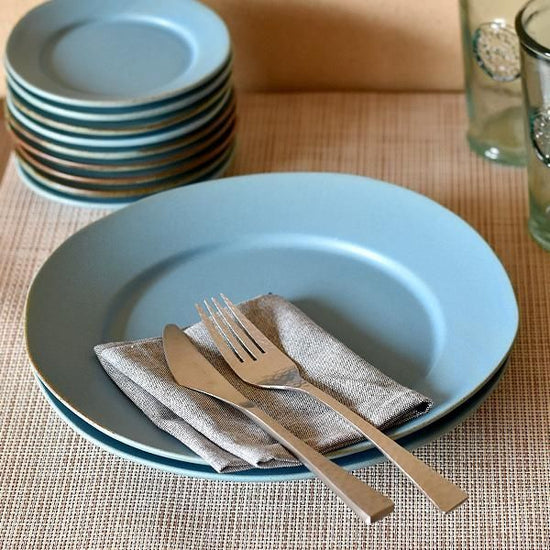 Wide Rim Turkey 24cm Round Dish, Blue Type, Western Tableware, Modified Plate, Made in Japan, Minoyaki, Cafe Style, Stylish, Modern