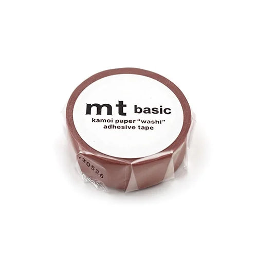 mt Masking Tape 1P – Red Brown (Dusty Color), 15mm×7m