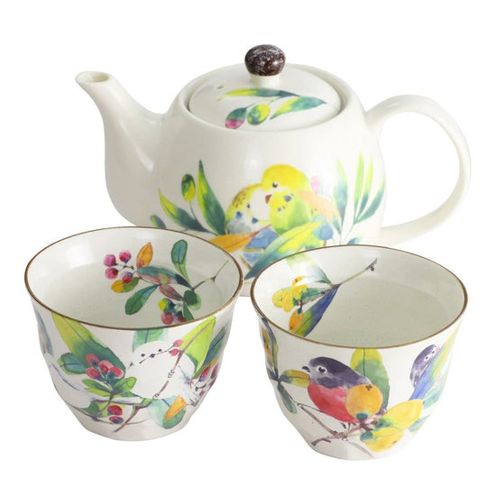 Hyakuchidori Pair Pot Tea Set (02536)