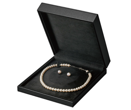 Long Neck Pearl Necklace Case for 2 earrings and 2 necklaces, for high price GALLANT2 series, 6 pieces, AR-NE227