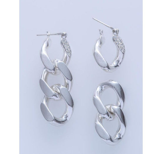 KIHEI MELEE DIAMOND TRIPLE PIERCED EARRINGS