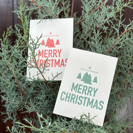 Xmas card/letterpress printing