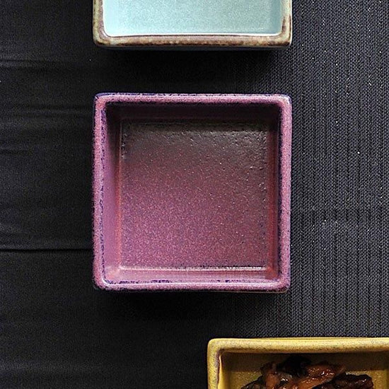 Veggie Color Violet Chibiju, purple type, Japanese tableware, small bowl, made in Japan, Minoyaki, sake, stylish, modern