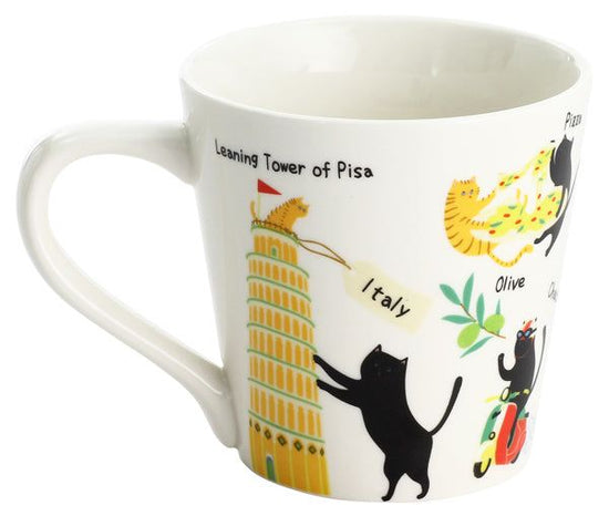 Cat Flag Mug ITALY (13103)