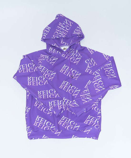 Monogram hoodie(Purple)