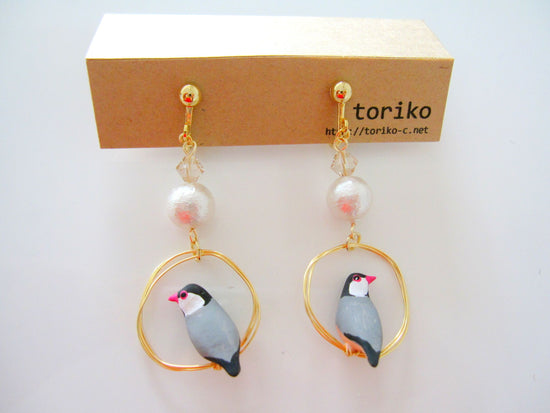 Pierced earrings with Pearls and Clip-on earrings