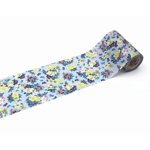mt casa Thick Washi Tape – Botanical Small Flowers, 90mm×7m