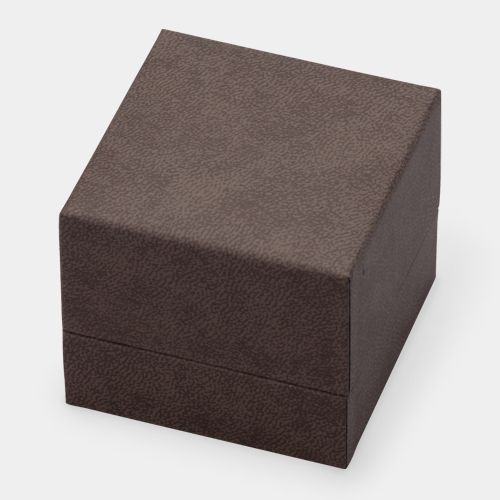 Square case for pierced earrings, rings and necklaces, L size, leather-like paper, 12 pieces, CB series CB-4010-REP