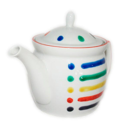[Eisyou] Pot with five-color horizontal stripes