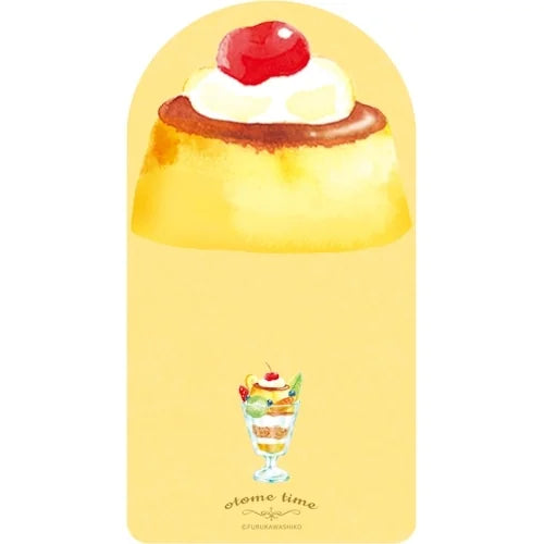 Furukawa Shiko Dokusho-biyori Book Cover & Bookmark Set – Pudding Parfait