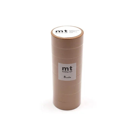 mt Masking Tape 8P – Cork (8 rolls), 15mm×7m