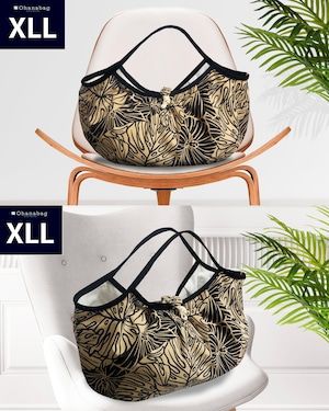 [XLL Beige Monstera]Hawaiian_OhanaBag/ XLL_027