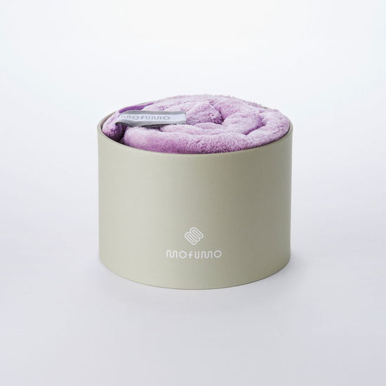 [mofumo]Night care towel for beautiful hair color:Berry (light purple)