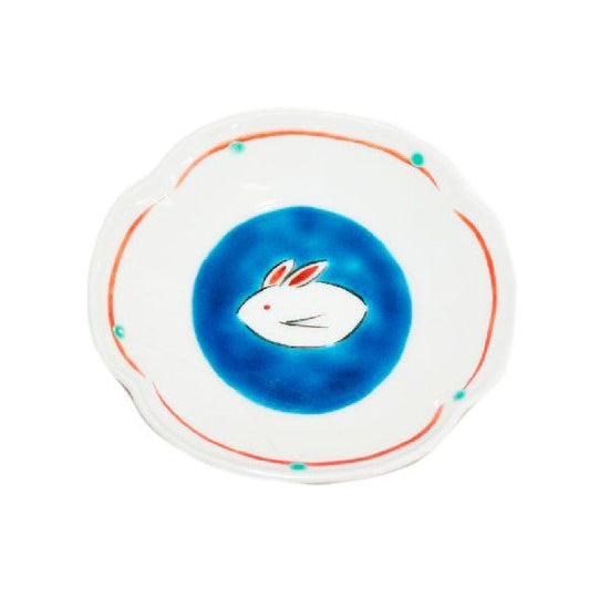 [Eisyou] Snow Rabbit pattern 3.7" dish